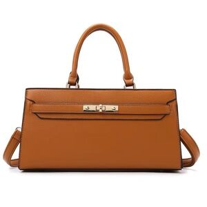 Taupe Top Handle Satchel